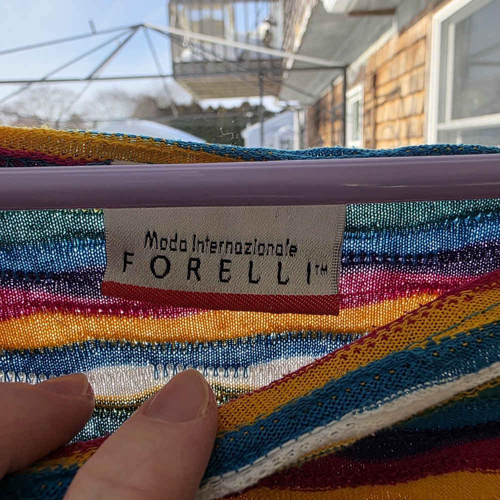 Forelli Multicolor Striped Top - Picture 4 of 5